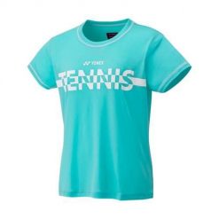 Koszulka sportowa damska Yonex Tennis Print. Niebieskie koszulki sportowe YONEX, bez wzorów, z poliesteru, bez ramiączek. Za 311.00 zł.