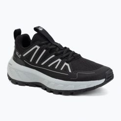 Buty turystyczne damskie Jack Wolfskin Wild Hike Low. Czarne trekkingi Jack Wolfskin, z gumy, trekkingowe. Za 439.99 zł.
