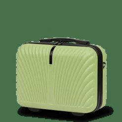 Kuferek WINGS SWAN kosmetyczka 14" PISTACHIO. Zielone kufry i kosmetyczki Wings, bez wzorów, z gumy, bez dodatków. Za 79.90 zł.