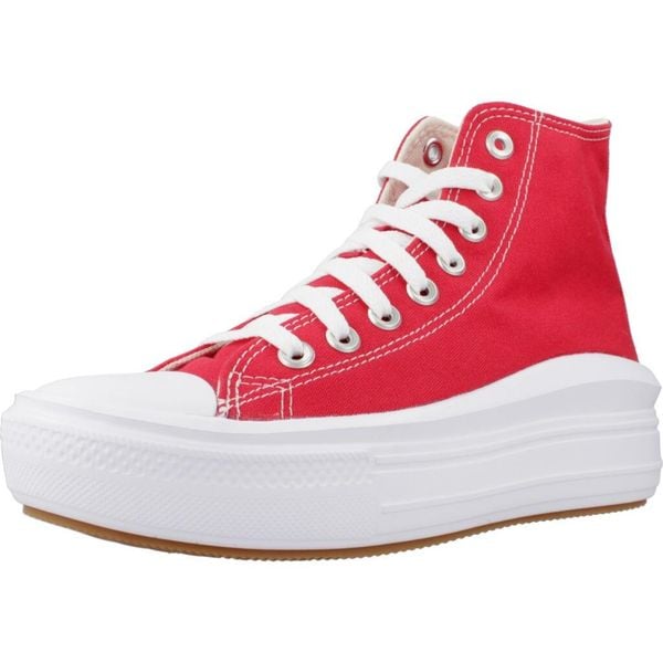 Buty Converse Chuck Taylor All Star czerwone. Czerwone trampki Converse, bez wzorów, bez zapięcia. W wyprzedaży za 378.35 zł.