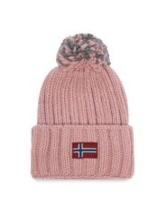 Napapijri Czapka Semiury NP0A4GKC Różowy jasny. Czerwone czapki Napapijri, bez wzorów. Za 219.99 zł.