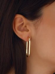 Nakkash Pozłacane kolczyki-wkrętki rozmiar: onesize. Żółte kolczyki Nakkash, pozłacane. Za 83.03 zł.