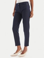 Maryley Spodnie materiałowe MARYLEY-25IB52Z/M17/43BL Granatowy Regular Fit. Niebieskie spodnie materiałowe Maryley, m, bez wzorów, z materiału. Za 259.99 zł.