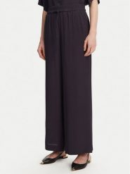 Marella Spodnie palazzo Vivaio 2513131054 Granatowy Wide Leg. Niebieskie spodnie materiałowe Marella, bez wzorów, z acetatu. Za 599.99 zł.