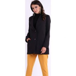 Marynarka w kolorze czarnym. Czarne marynarki i żakiety Jesienny butik, xs, bez wzorów. W wyprzedaży za 169.95 zł.
