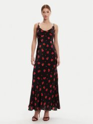Bardot Sukienka wieczorowa 59709DB2 Czarny Regular Fit. Czarne sukienki Bardot, bez wzorów, z wiskozy, wizytowe, bez kołnierzyka, bez ramiączek. Za 329.99 zł.