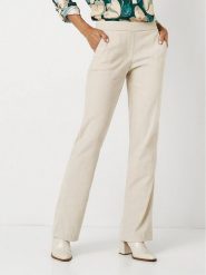 Toni Spodnie w kolorze kremowym rozmiar: 40K. Brązowe spodnie materiałowe Toni, na co dzień, bez wzorów, z materiału. Za 152.99 zł.