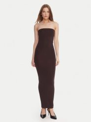 Wolford Sukienka wieczorowa 50795 Brązowy Slim Fit. Brązowe sukienki Wolford, m, bez wzorów, z syntetyku, wizytowe, bez kołnierzyka, bez ramiączek. Za 1,079.00 zł.