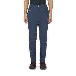 Spodnie softshellowe damskie Rab Ascendor Light Pants Regular. Niebieskie spodnie sportowe RAB, s, bez wzorów, trekkingowe. Za 379.99 zł.
