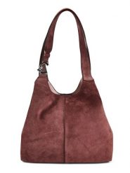 Coccinelle Torebka The Coccinelle C-Easy E1 THE 11 02 01 Bordowy. Czerwone shopper Coccinelle, bez wzorów, ze skóry, bez dodatków. Za 1,299.00 zł.