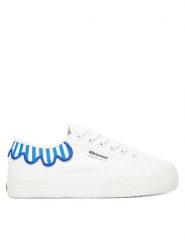 Superga Tenisówki S6135FW 3740 Biały. Białe trampki Superga, bez wzorów, z materiału, bez zapięcia. Za 359.99 zł.