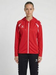 Damska bluza dresowa z kapturem Hummel Core 2.0. Białe bluzy sportowe Hummel, xs, bez wzorów, z dresówki, z kapturem. Za 266.00 zł.