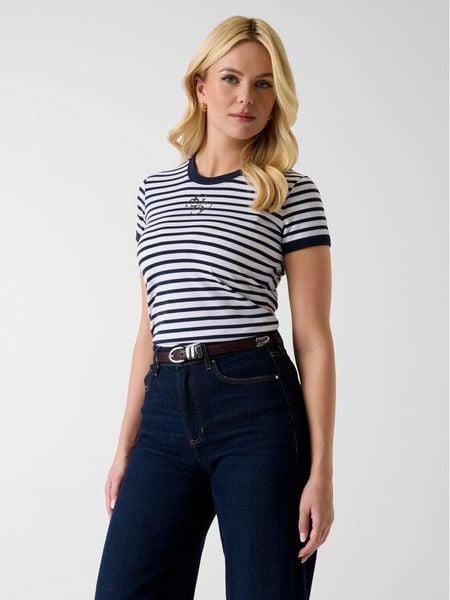 Guess T-Shirt W6GI18 K3040 Kolorowy Classic Fit. T-shirty Guess, s, z aplikacjami, z syntetyku, bez kołnierzyka, bez ramiączek. Za 100.99 zł.