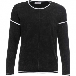 Sweter batikowy bonprix czarny. Swetry marki bonprix. Za 37.99 zł.