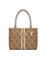 Guess Torebka HWOS96 72250 Beżowy. Brązowe torebki klasyczne Guess, z aplikacjami, ze skóry, bez dodatków. Za 679.99 zł.
