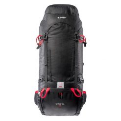 Plecak Turystyczny Unisex Dla Dorosłych Stone 65L. Czarne plecaki Hi-tec, bez wzorów. Za 350.99 zł.