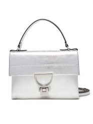 Coccinelle Torebka S3H Arlettis Smooth Metal E1 S3H 19 03 01 Srebrny. Szare torebki klasyczne Coccinelle, bez wzorów, ze skóry, bez dodatków. Za 769.99 zł.