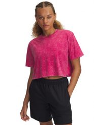 Under Armour Koszulka w kolorze różowym rozmiar: S. Różowe bluzki Under Armour, s, bez wzorów, bez kołnierzyka, bez ramiączek. Za 88.95 zł.