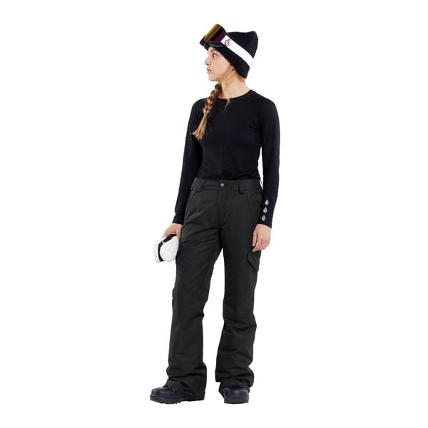 Spodnie snowboardowe damskie Volcom Bridger Ins. Czarne spodnie narciarskie Volcom, xs, bez wzorów, narciarskie. W wyprzedaży za 581.90 zł.