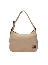 Tommy Jeans Torebka Tjw Ess Daily Shoulder Bag AW0AW16276 Beżowy. Brązowe listonoszki Tommy Jeans, bez wzorów, z jeansu, bez dodatków. Za 199.99 zł.