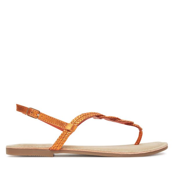 Sandały Gioseppo. Brązowe sandały Gioseppo, bez wzorów, bez obcasa, na płaskiej podeszwie, bez zapięcia. Za 279.99 zł.