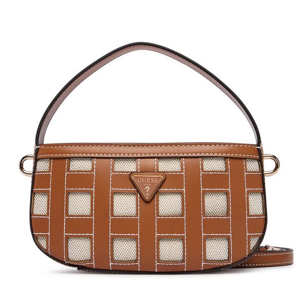 Torebka Guess. Brązowe torebki klasyczne Guess, z aplikacjami, bez dodatków. Za 544.99 zł.