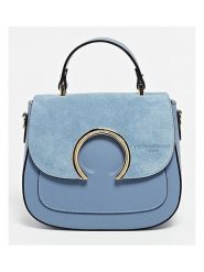 Victor & Hugo Paris Skórzana torebka "Mina" w kolorze błękitnym - 24 x 19 x 10,5 cm rozmiar: onesize. Niebieskie torby na ramię Victor & Hugo Paris, bez wzorów, z materiału, przez ramię, bez dodatków. Za 304.99 zł.
