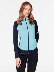 Dynafit Bluza techniczna Transalper Light 08-71177 Błękitny Regular Fit. Niebieskie bluzy Dynafit, bez wzorów, z syntetyku, bez kaptura. Za 429.99 zł.
