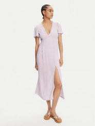 Billabong Sukienka letnia Jet Set EBJWD00134 Fioletowy Regular Fit. Fioletowe sukienki Billabong, na lato, s, bez wzorów, z wiskozy, bez kołnierzyka, bez ramiączek. Za 219.99 zł.