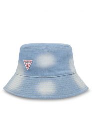 Guess Kapelusz AW5289 COT01 Niebieski. Niebieskie kapelusze Guess, z aplikacjami, z bawełny. Za 119.99 zł.