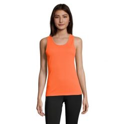 Damski Sportowy Podkoszulek. Brązowe koszulki sportowe SOL'S, bez wzorów, bez ramiączek. Za 37.99 zł.
