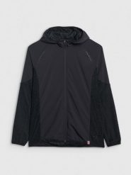 4F Bluza do biegania w terenie Primaloft Active damska - czarna M. Czarne bluzy 4f, m, bez wzorów, bez kaptura. Za 299.99 zł.