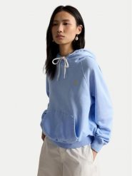 Polo Ralph Lauren Bluza 211971691503 Niebieski jasny Relaxed Fit. Niebieskie bluzy Polo Ralph Lauren, s, bez wzorów, z bawełny, bez kaptura. Za 819.99 zł.