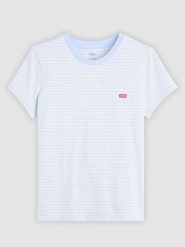 Levi's Koszulka w kolorze błękitnym rozmiar: XS. Niebieskie bluzki Levi's®, s, bez wzorów, z bawełny, bez kołnierzyka, bez ramiączek. Za 57.06 zł.