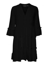 Vero Moda Sukienka w kolorze czarnym rozmiar: XS. Czarne sukienki Vero Moda, xs, bez wzorów, z wiskozy, bez kołnierzyka, bez ramiączek, mini. Za 87.95 zł.