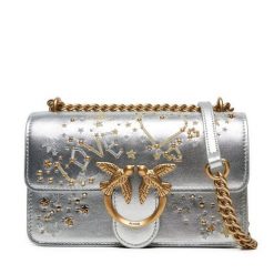 Torebka PINKO. Szare torebki klasyczne Pinko, bez wzorów, bez dodatków. Za 1,149.00 zł.