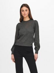 JDY Sweter w kolorze szarym rozmiar: XS. Szare swetry JDY, xs, bez wzorów, ze splotem, bez ramiączek. Za 43.99 zł.