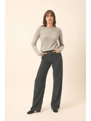 Just Cashmere Kaszmirowy sweter "Grace" w kolorze szarym rozmiar: XL. Szare swetry Just Cashmere, xl, bez wzorów, z kaszmiru, bez ramiączek. Za 347.99 zł.