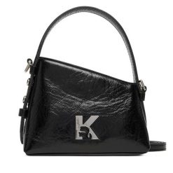 Torebka Karl Lagerfeld Jeans. Czarne torebki klasyczne Karl Lagerfeld Jeans, bez wzorów, z jeansu, bez dodatków. Za 639.99 zł.