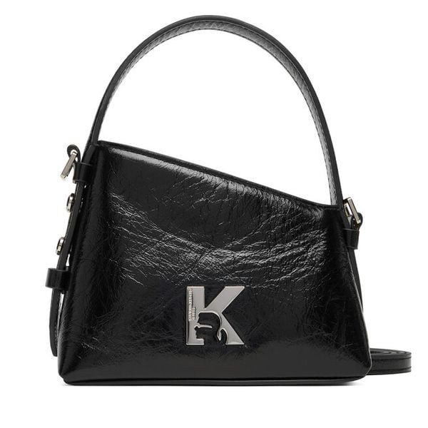 Torebka Karl Lagerfeld Jeans. Czarne torebki klasyczne Karl Lagerfeld Jeans, bez wzorów, z jeansu, bez dodatków. Za 639.99 zł.