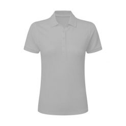 Damska Koszulka Polo Signature Stretch Bez Metki. Białe koszulki polo SG, s, bez wzorów, bez kołnierzyka, bez ramiączek. Za 98.99 zł.