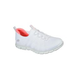 Buty Sportowe Damskie Skechers Chic Newness. Białe obuwie sportowe Skechers, bez zapięcia, trekkingowe, Skechers Sport. Za 274.99 zł.