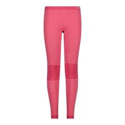 Damskie legginsy CMP. Czerwone legginsy CMP, l, bez wzorów, z materiału. Za 109.99 zł.