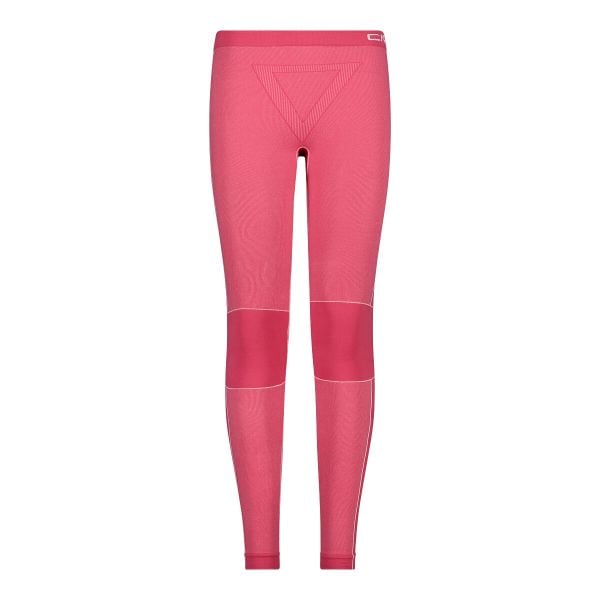 Damskie legginsy CMP. Czerwone legginsy CMP, l, bez wzorów, z materiału. Za 109.99 zł.
