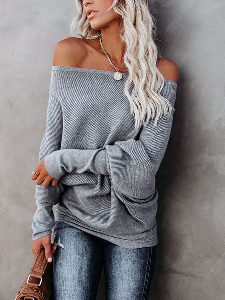 LA Angels Sweter w kolorze szarym rozmiar: S. Szare swetry LA Angels, s, bez wzorów, bez ramiączek. Za 169.26 zł.