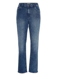 MOSS COPENHAGEN Dżinsy "Adrina Rikka" - Slim fit - w kolorze niebieskim rozmiar: XS. Niebieskie jeansy Moss Copenhagen, xs, bez wzorów, z podwyższonym stanem. Za 118.56 zł.