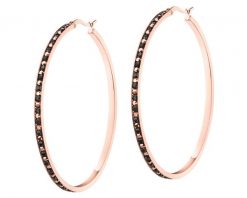 Kolczyki ze stali szlachetnej z markasytami - koło. Kolczyki Artelioni, ze stali. Za 259.00 zł.