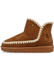 Wrangler Botki zimowe "Elsa" w kolorze jasnobrązowym rozmiar: 38. Brązowe botki Wrangler, na zimę, bez wzorów, bez obcasa, bez zapięcia. Za 218.05 zł.