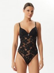 HUGO Body Bloom 50561602 Czarny. Czarne body Hugo, xl, bez wzorów, z syntetyku. Za 349.99 zł.
