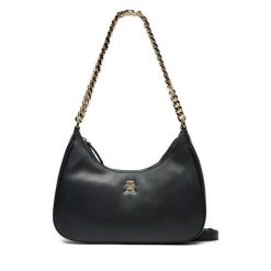 Torebka Tommy Hilfiger. Czarne torebki klasyczne TOMMY HILFIGER, bez wzorów, bez dodatków. Za 449.99 zł.